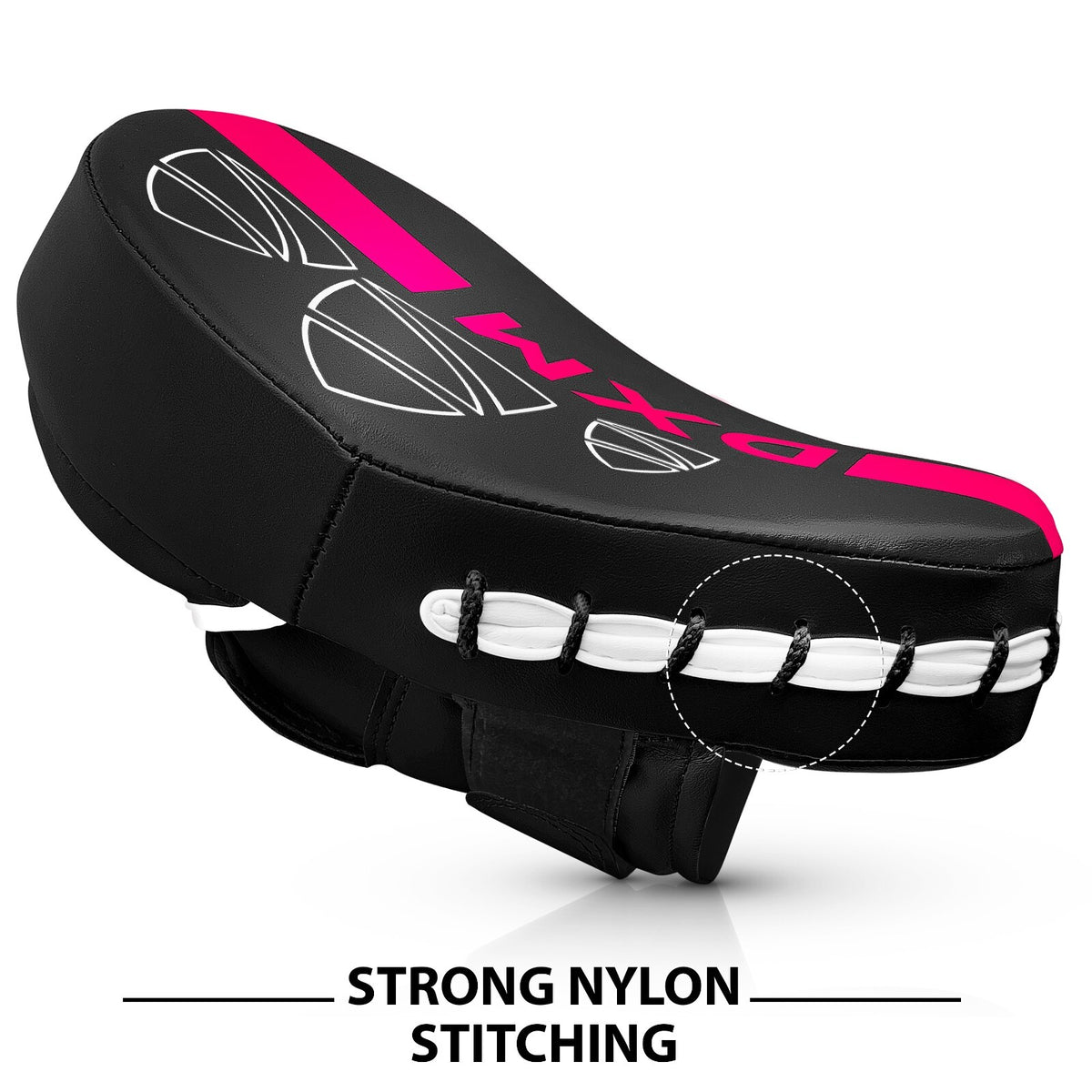 Boxing Focus Punch Mitts for MMA Kickboxing & Muay Thai Training - Black Pink