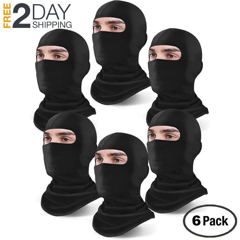 Unisex Winter Ski Masks Set - Breathable, Reusable Balaclavas for Outdoor Sports