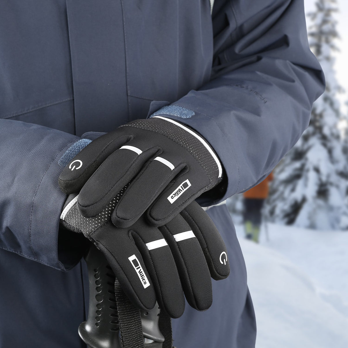 Thermal Winter Gloves with Touchscreen & Anti-Slip Grip for Running and Driving