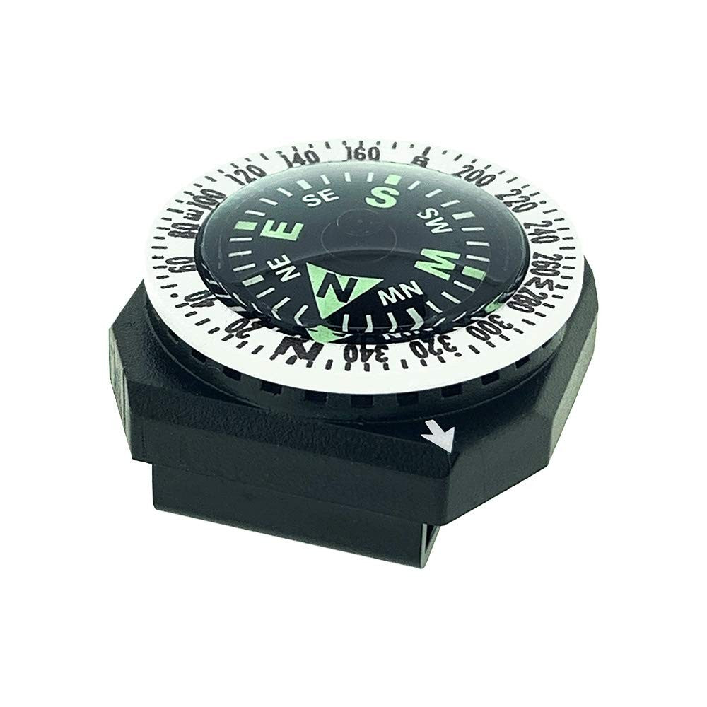 Micro Orienteering Wrist Compass for Watch Bands and Paracord Bracelets