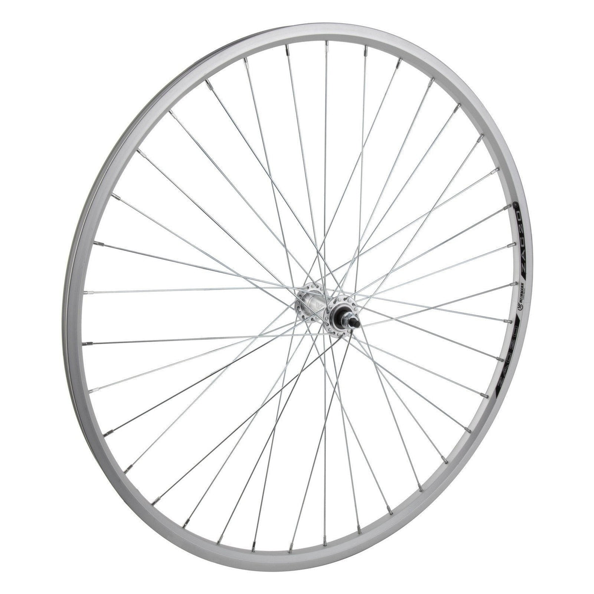 26x1-3/8 Inch Bicycle Front Wheel with Weinmann ZAC20 Rim, Alloy Bolt-On Hub