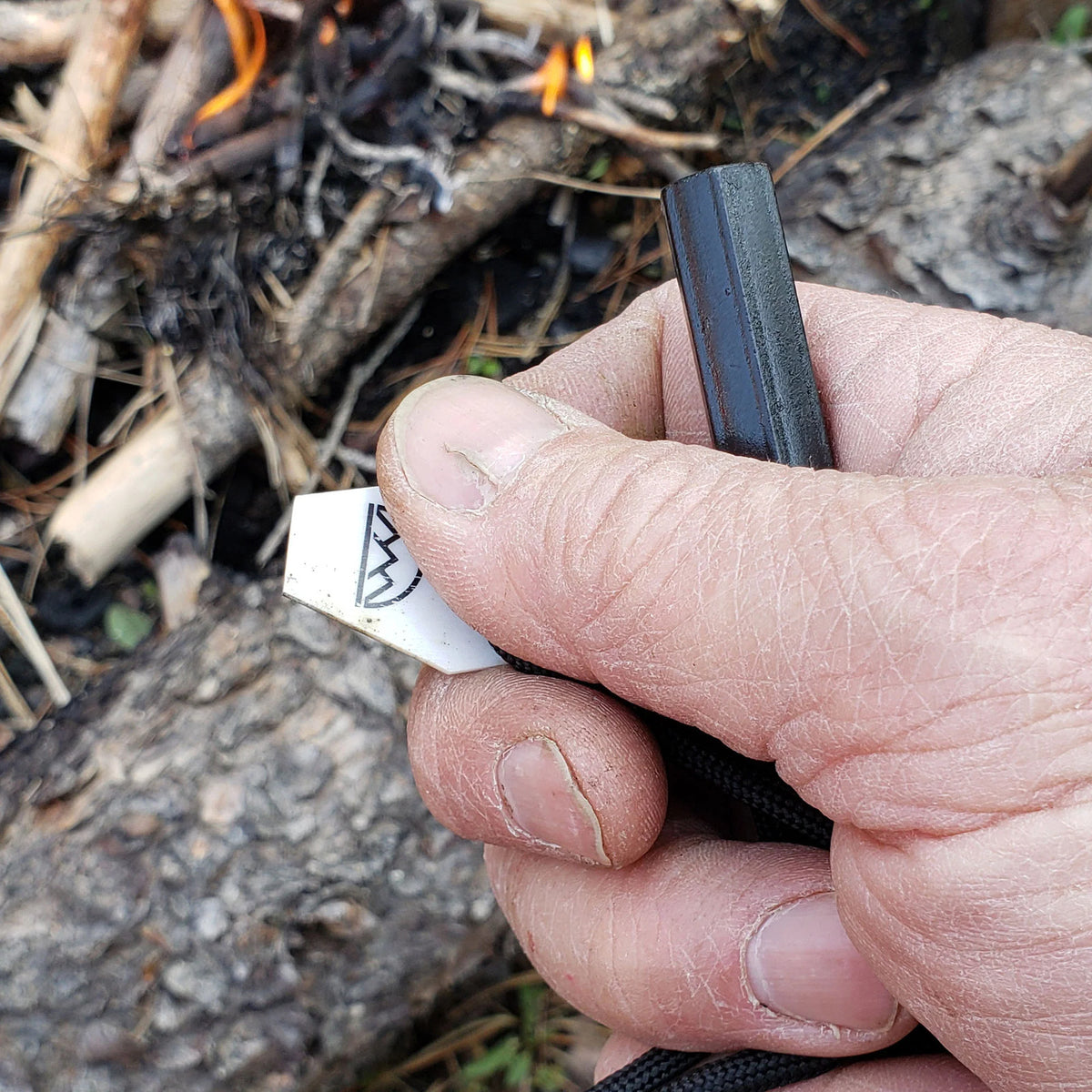 Ceramic Ferro Rod Fire Starter Strikers - Super Hard Zirconia 2-Pack