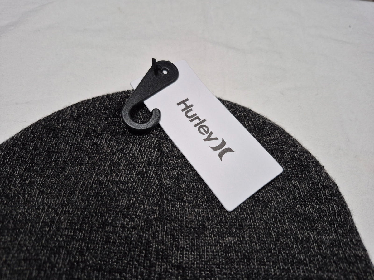 Hurley Icon Cuffed Beanie Men's One Size Gray Heather - Shifty Beanie