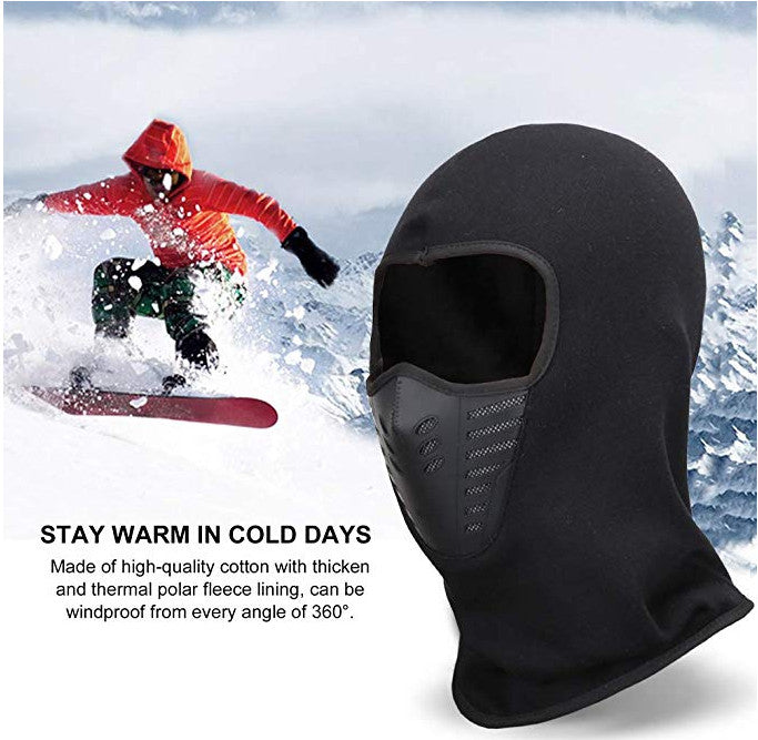 Windproof Fleece Neck Warmer Mask for Ski Snowboard Cold Weather