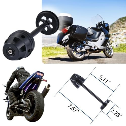 Motorcycle Rear Axle Crash Slider for BMW R1250GS 2019-2024 - Wheel & Swingarm Protection