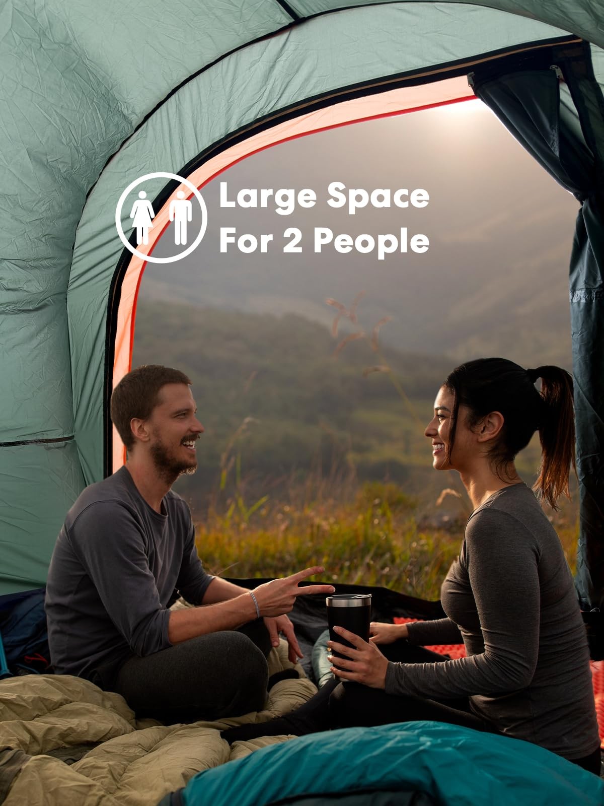 Truck Bed Tent for 2 Persons 5.5-5.8FT Pickup Waterproof Camping Shelter