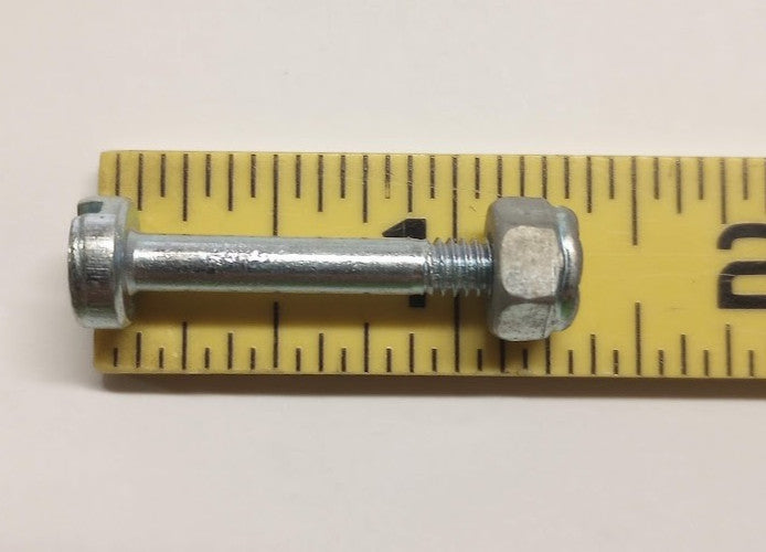 Foosball Table Screws & Nuts Set - 5 Stainless Screws + 5 Plastic-Inserted Nuts, 1/8" Thick Head
