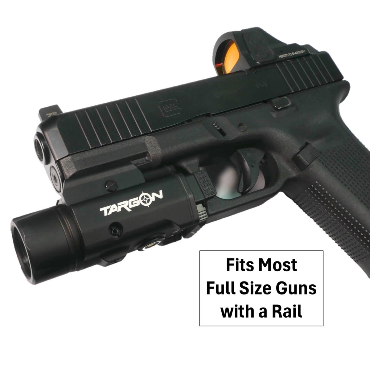 Green Laser Flashlight Combo 1500 Lumens for Rifles & Handguns