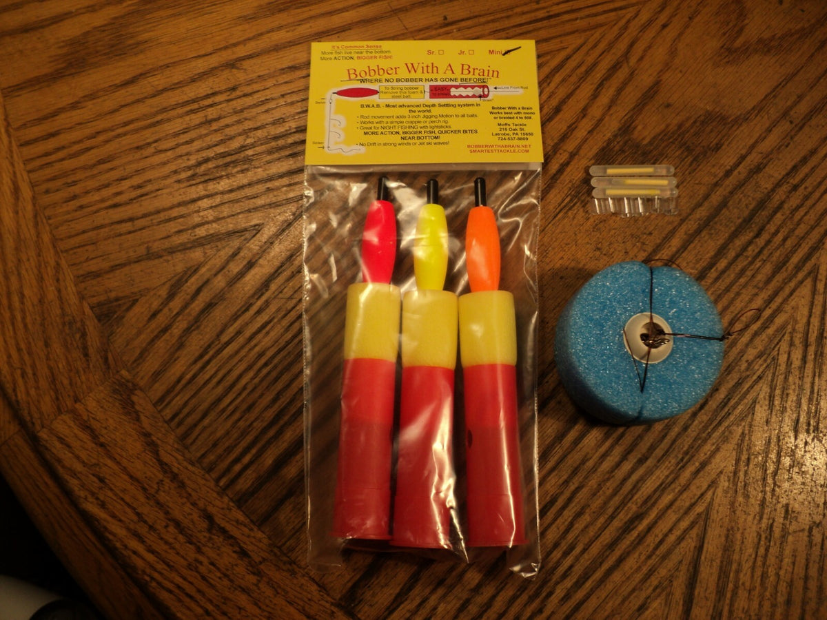 Fishing Float Set with Rig & Glow Sticks for Night & Depth Fishing - 3 Pack
