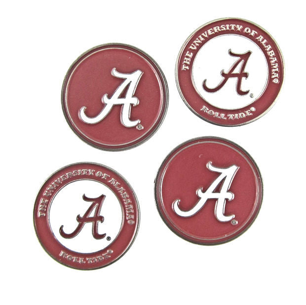 Auburn Tigers Golf Ball Markers 4-Pack - Officially Licensed Team Logo