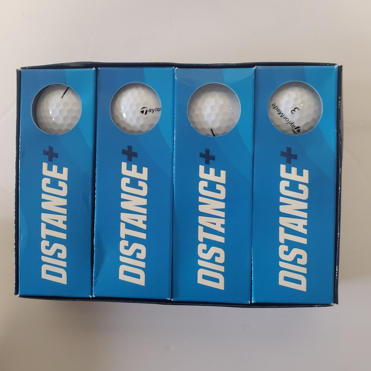 TaylorMade Distance Plus Golf Balls 12 Pack | New Premium Golf Balls