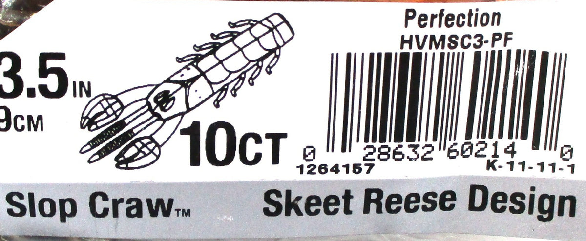 Berkley Havoc Skeet Reece 3.5" Slop Craw Baits Pack of 60