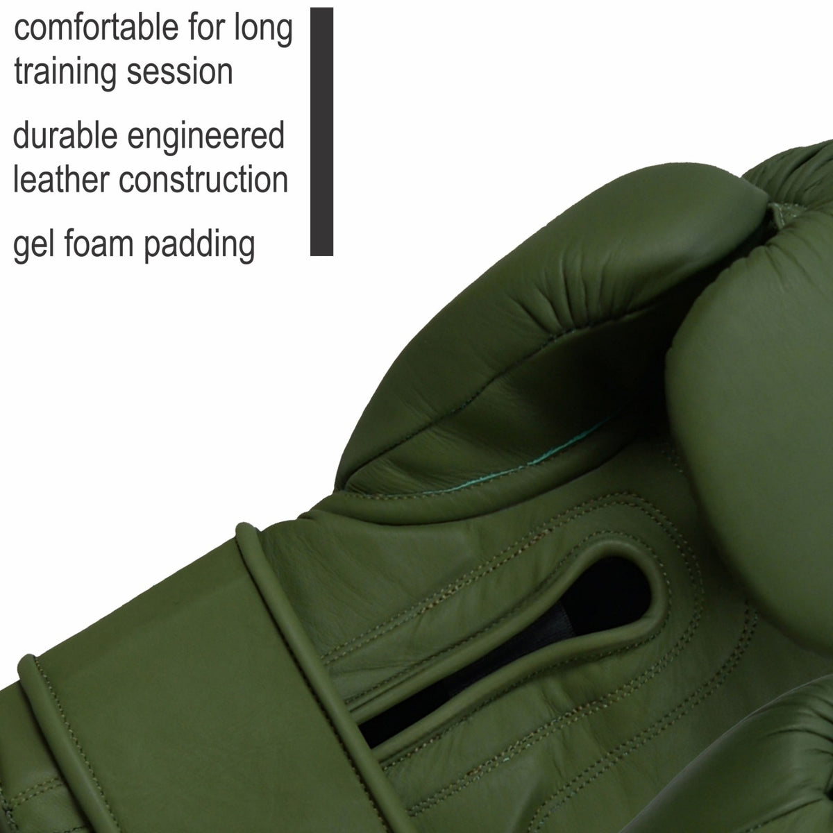 16oz Green Boxing Gloves - 2 Pairs Sparring MMA Muay Thai Gear