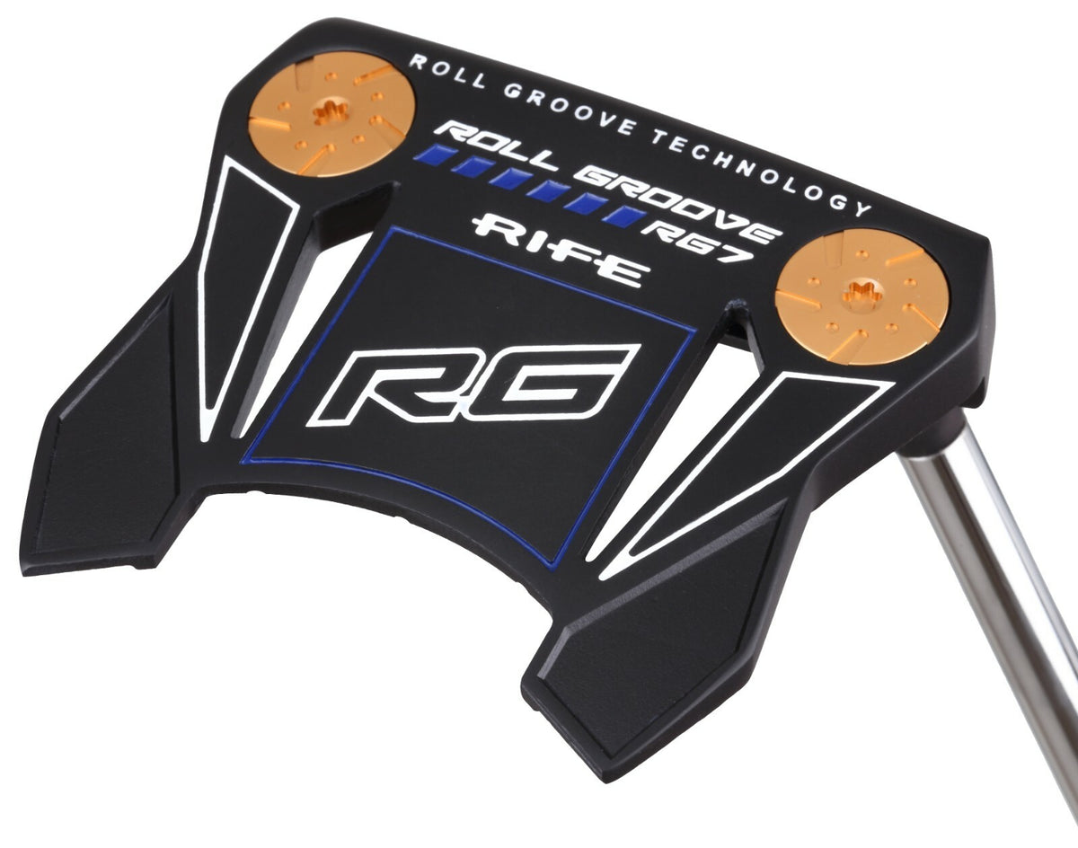 Full 37-Inch Exotic Mallet Golf Putter with Roll Groove Technology