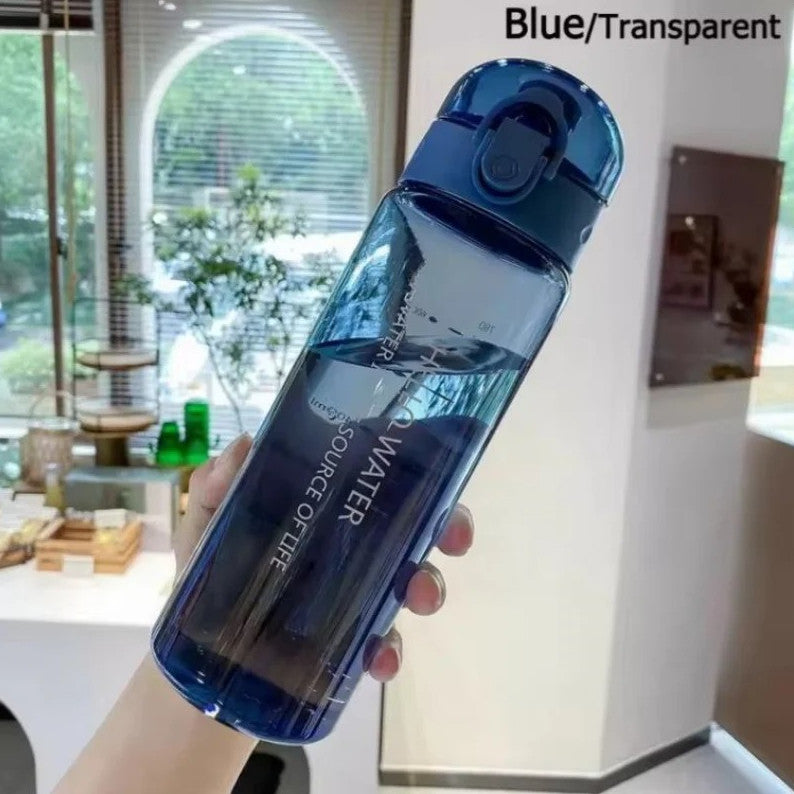 Leakproof Sports Water Bottle 780ml with Lock Lid & Carry Strap