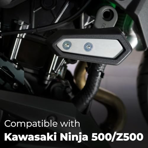 Motorcycle Frame Sliders for Kawasaki Ninja Z500 & Eliminator 500 2024-2026 - Crash Protection Guards