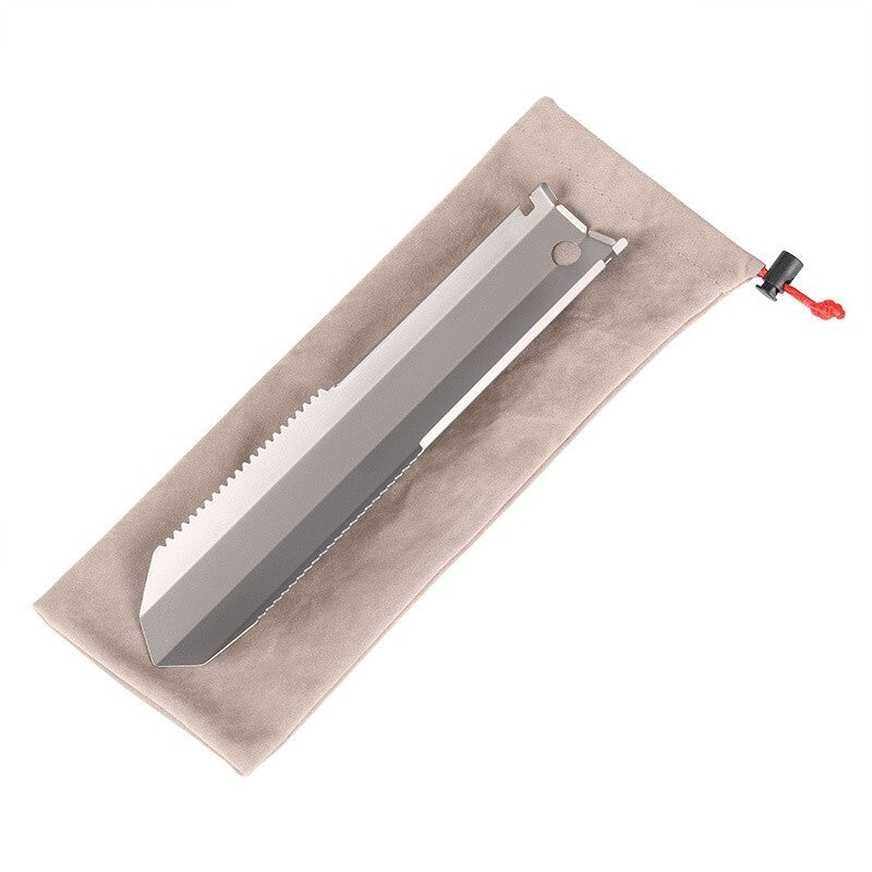 Titanium Camping & Hiking Shovel - Ultralight Backpacking Trowel