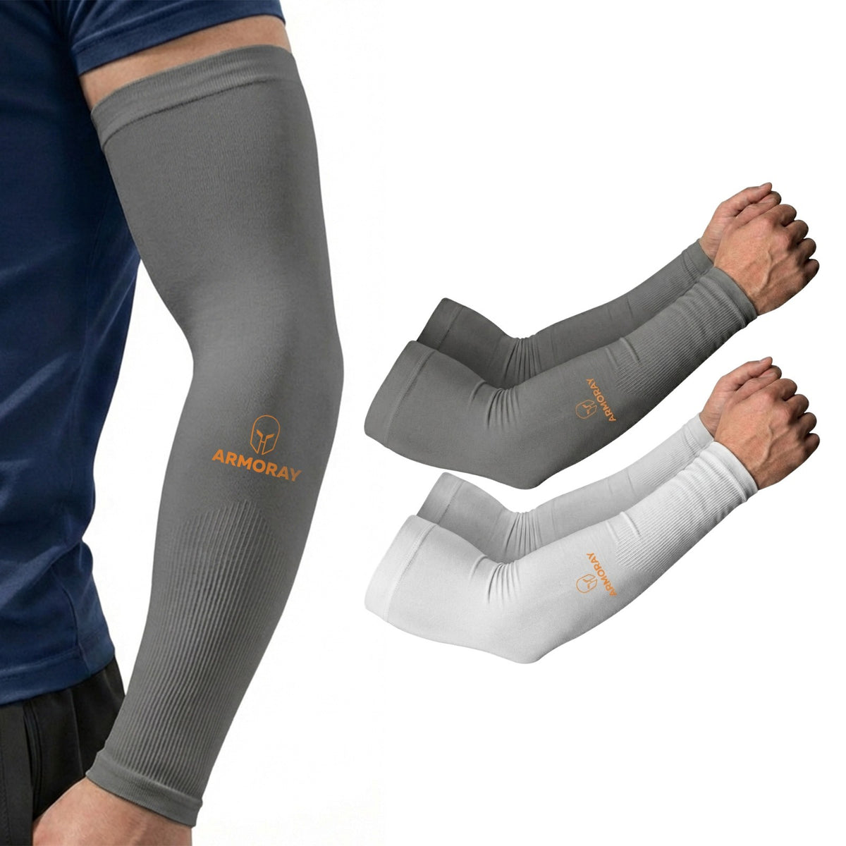 Tattoo Cover Up Arm Sleeves for Men & Women - UV Protection & Compression