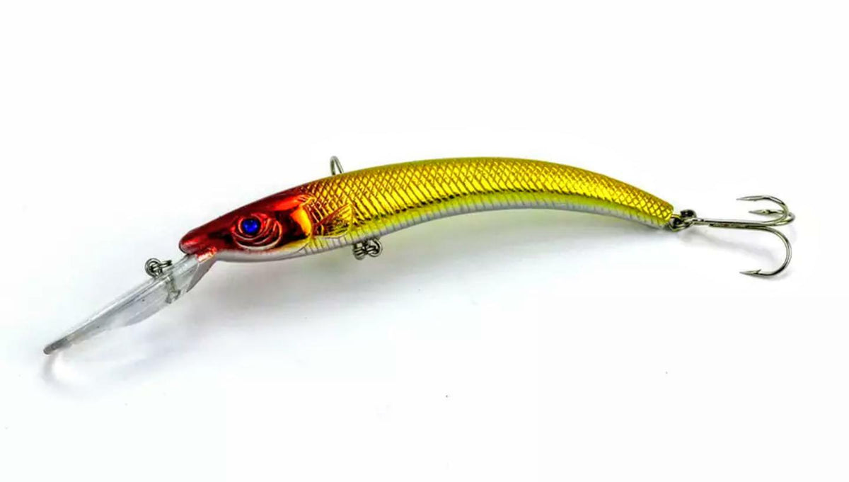 Deep Diver Crankbait for Walleye and Predator Fish - 6 Inch Fishing Lure