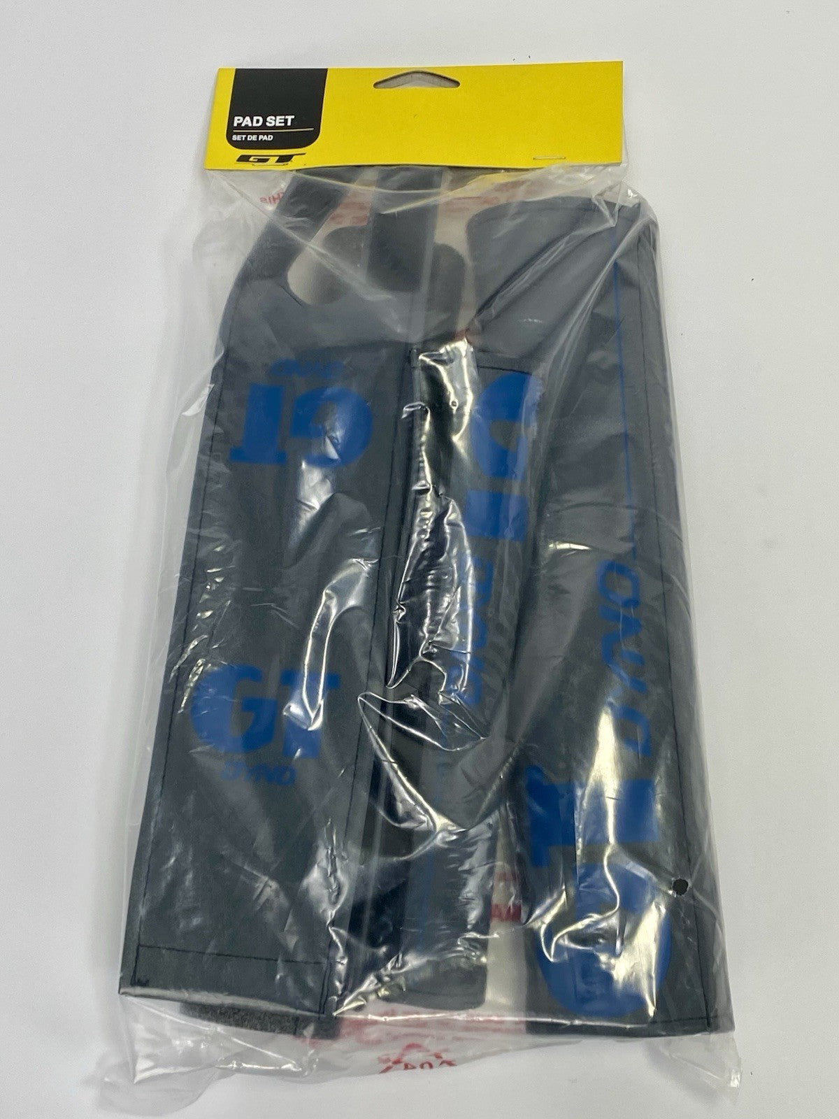 BMX Pad Set for GT DYNO 1989 Re-issue - Reflective Frame, Handlebar & Stem Pads, Black & Blue