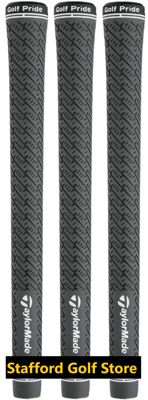 Golf Grip Set of 5-8 Pairs TaylorMade Z-Grip Standard Golf Club Grips Gray Black