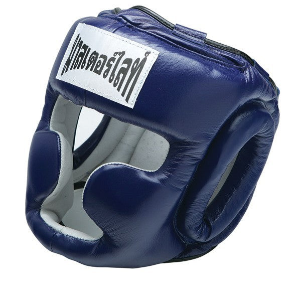 Martial Arts Boxing Head Guard with Genuine Leather & Moisture Absorption