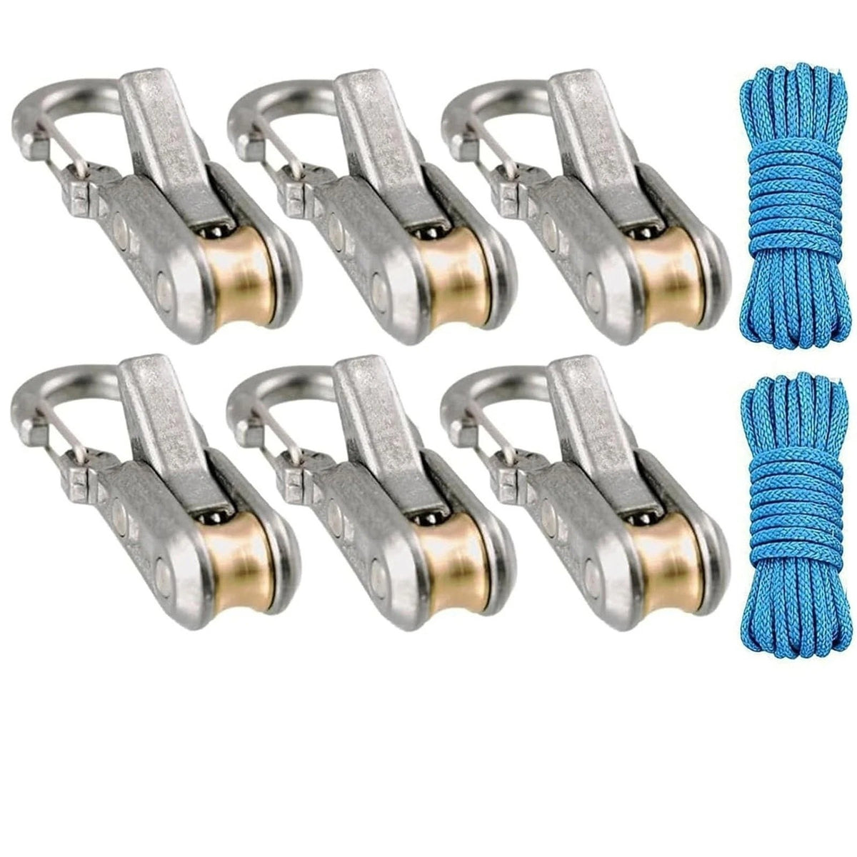 Retractable Rope Tie Down Hooks with Cam Buckle for Cargo & Camping