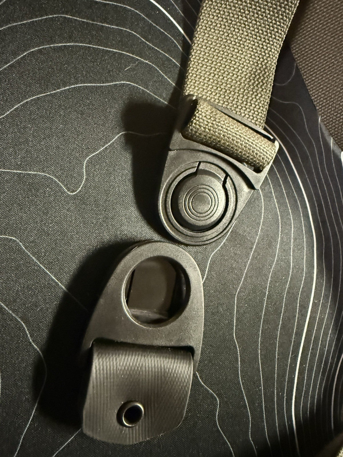 3 Point Chest Harness for Holster with Hardware - Wolf Grey, Universal Fit