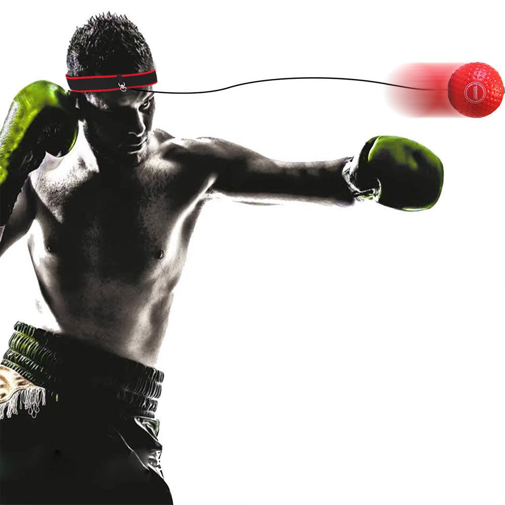 Reflex Speed Training Ball Set with Headband - Boxing Reaction Exercise Gear