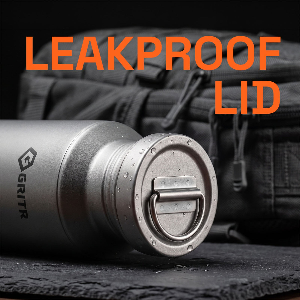 Titanium Reusable Water Bottle 24oz Leakproof Sport Hydration Bottle