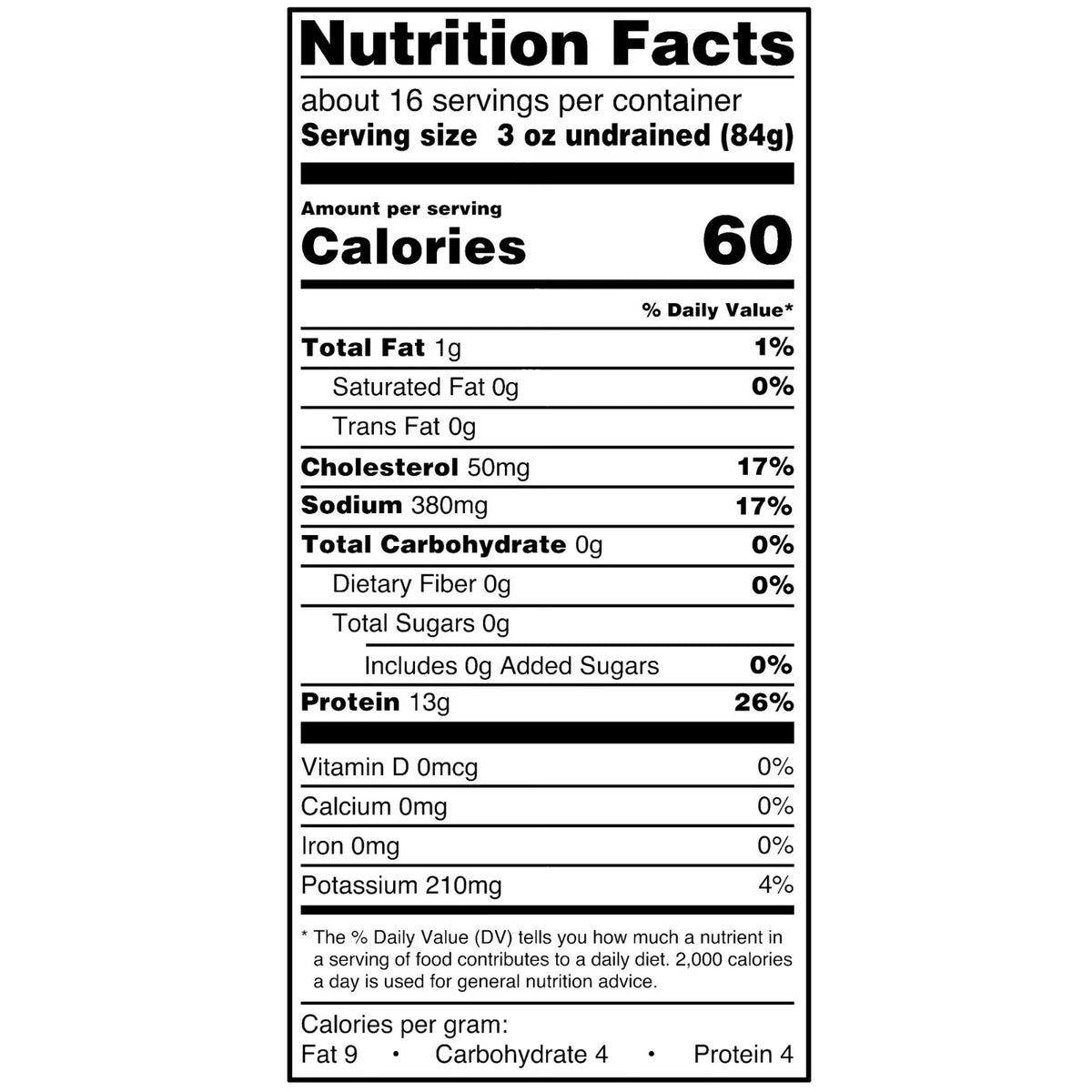 Canned Chicken Breast - Fully Cooked, 12.5 oz, Pack of 4, High Protein, Gluten-Free