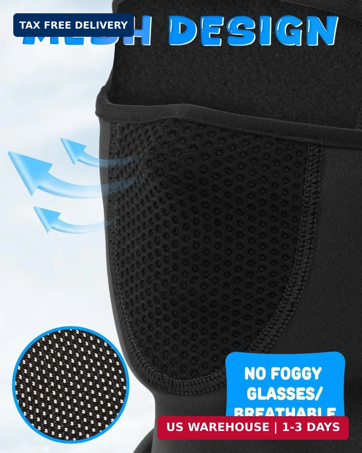 Kids Winter Ski Mask Balaclava Fleece Face Cover for Snow Sports & Outdoor Activities