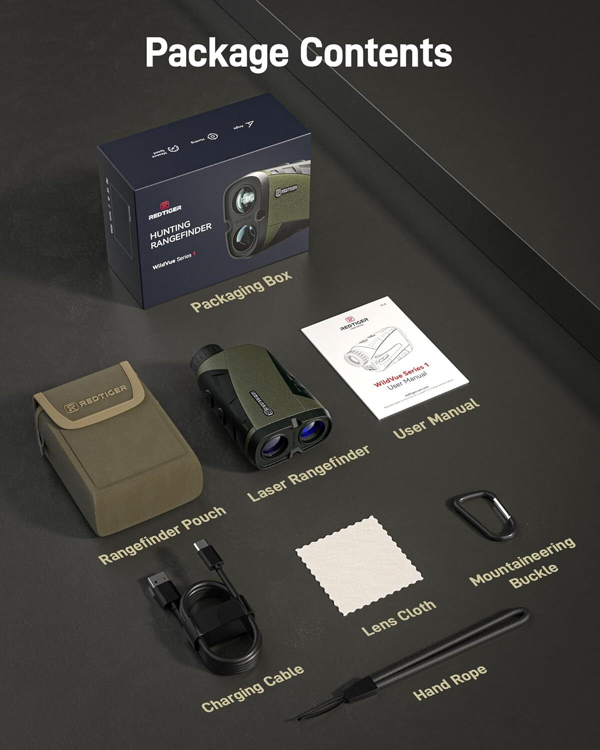Laser Range Finder for Hunting 1600 Yards 7X Magnification