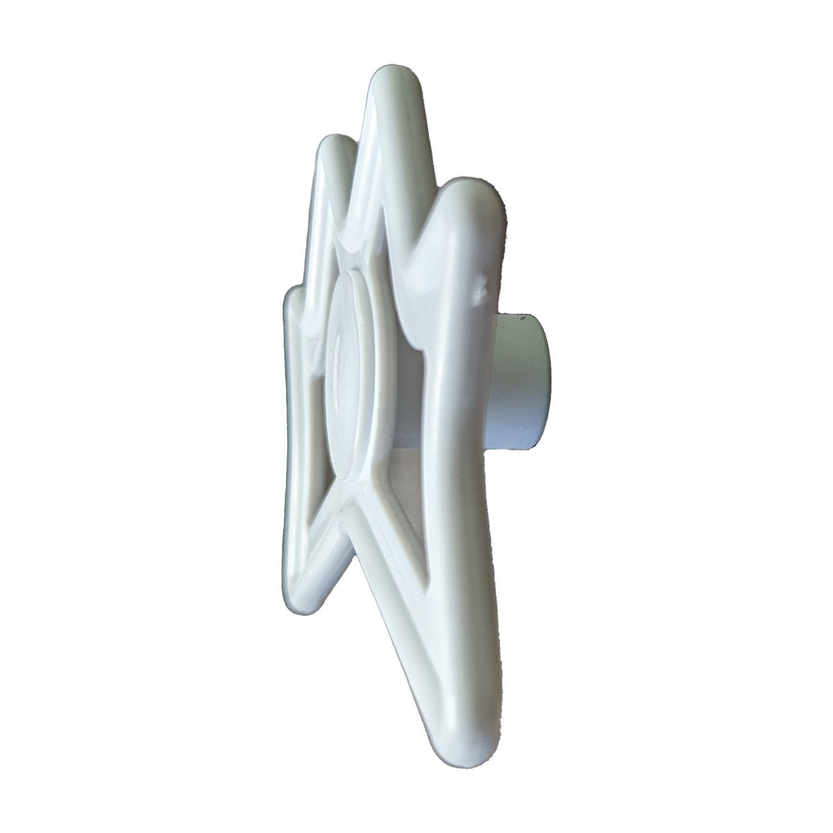 Plastic Pool Cue Bridge Head - White for Billiards