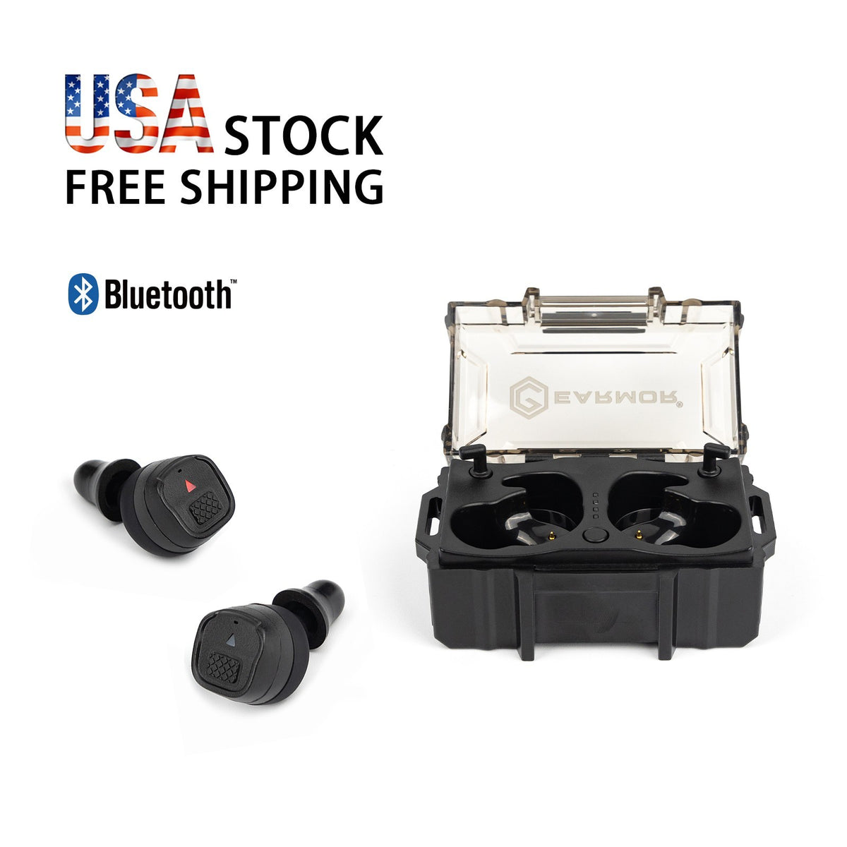 Electronic Shooting Ear Protection with Bluetooth 5.4, NRR 30dB