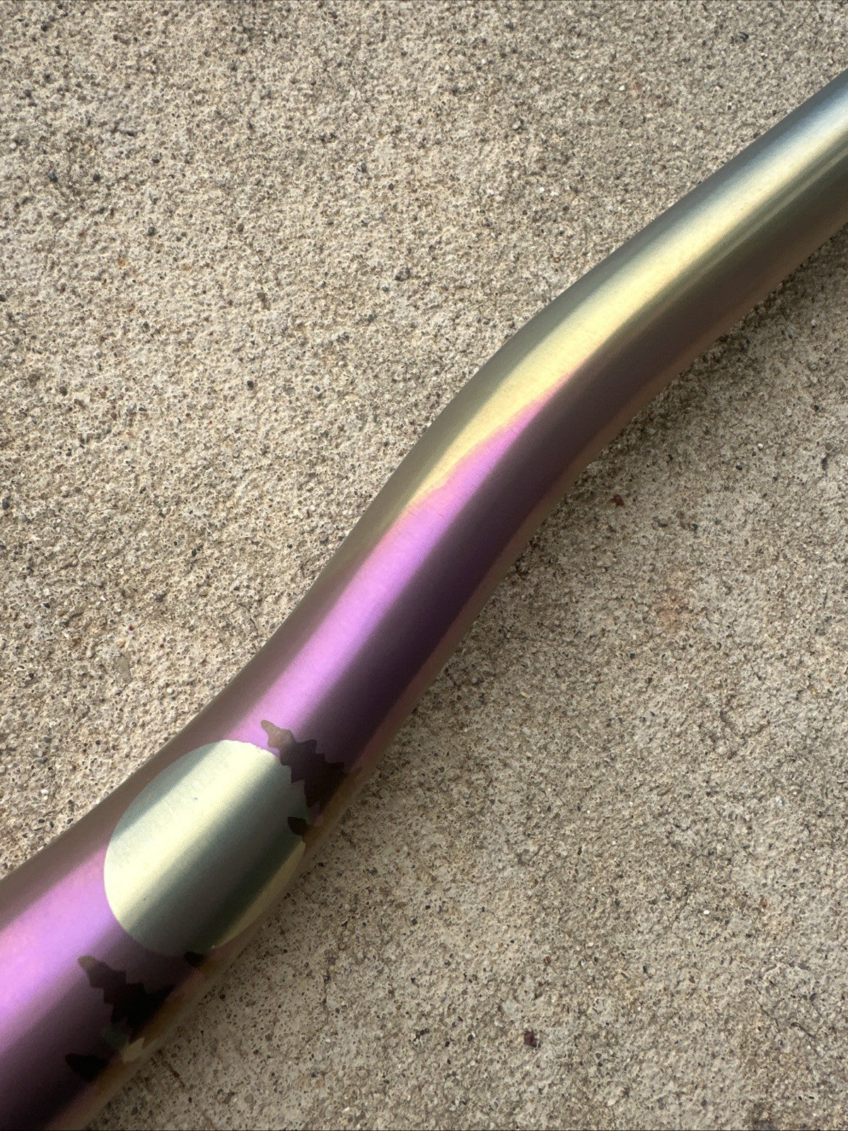Titanium Riser Bar for Mountain and Fitness Bikes - 800mm, 31.8mm Clamp, Custom Anodized Multi-Color Finish
