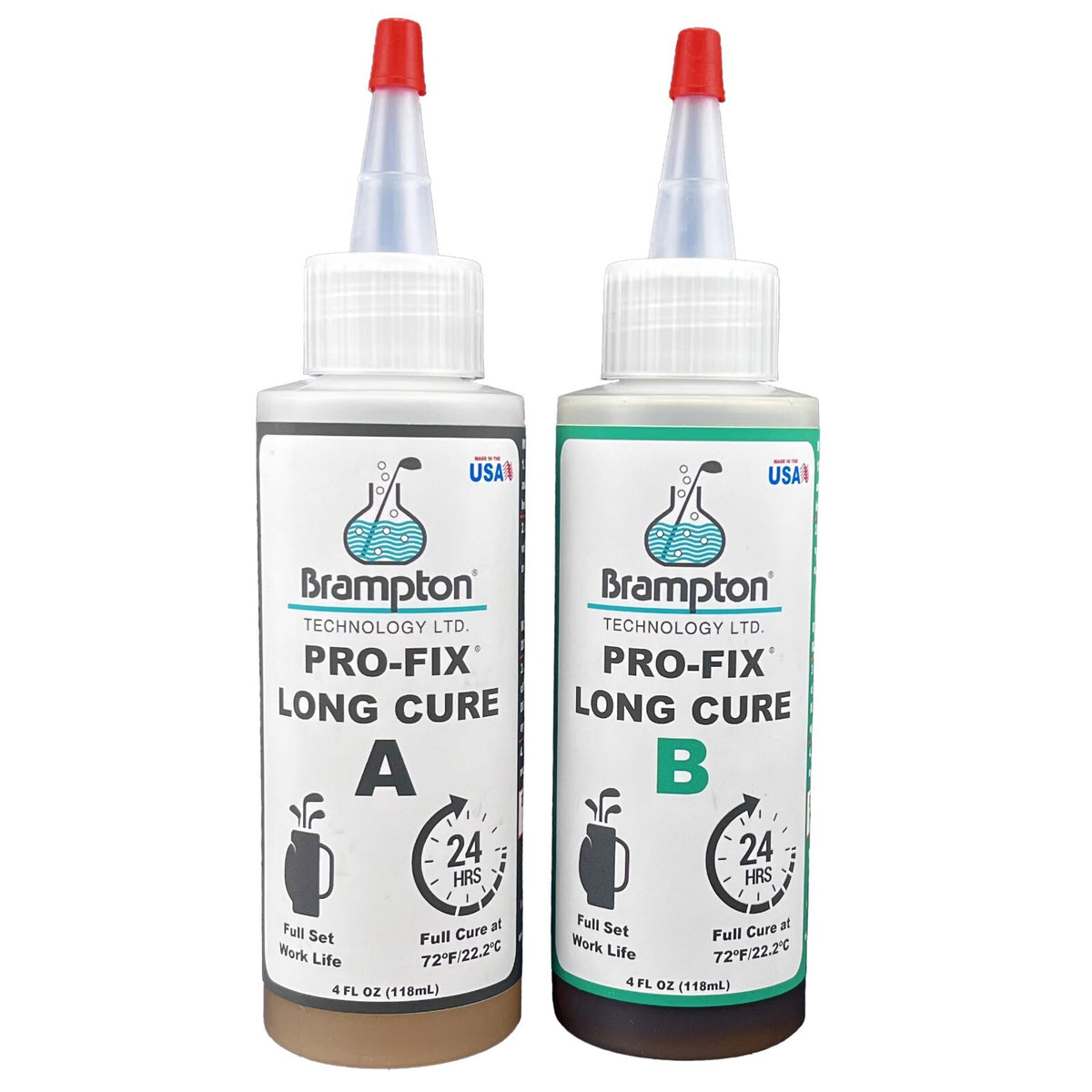 Golf Club Shafting Epoxy Kit - Long Cure 8 Oz. Brampton PRO-FIX