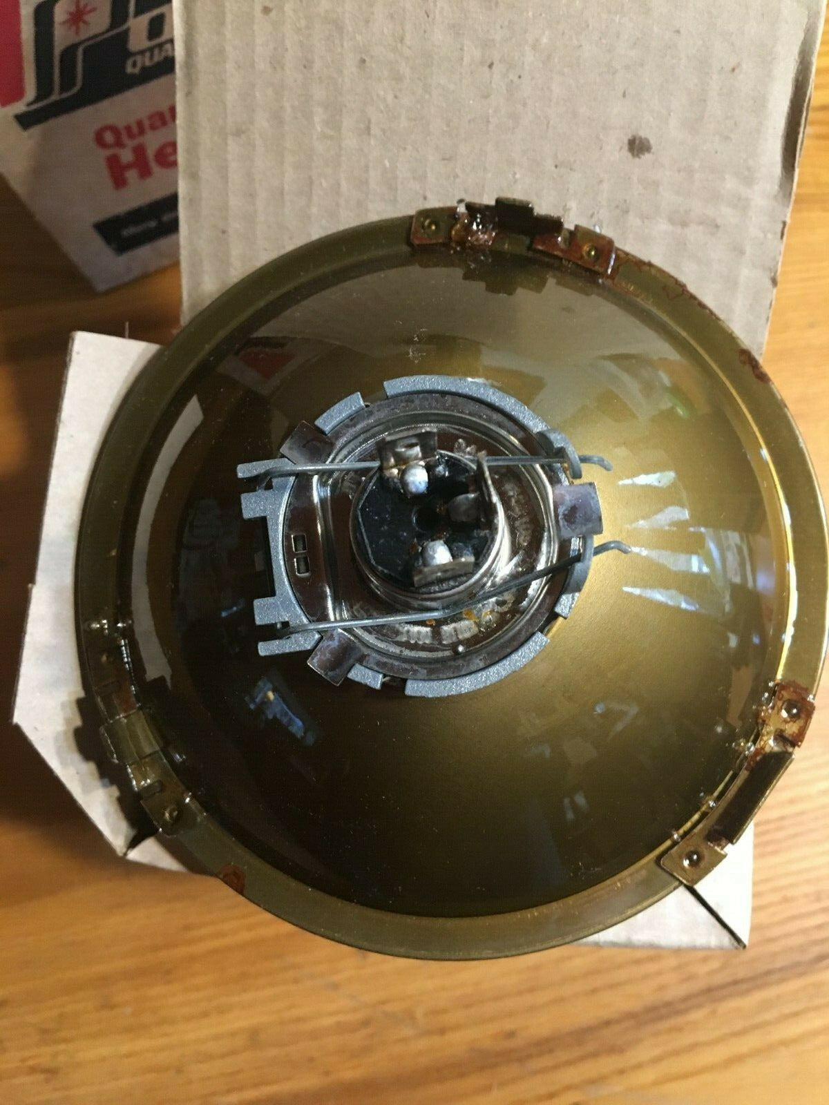 Vintage NOS 5 3/4-Inch Halogen Headlight for Classic Vehicles