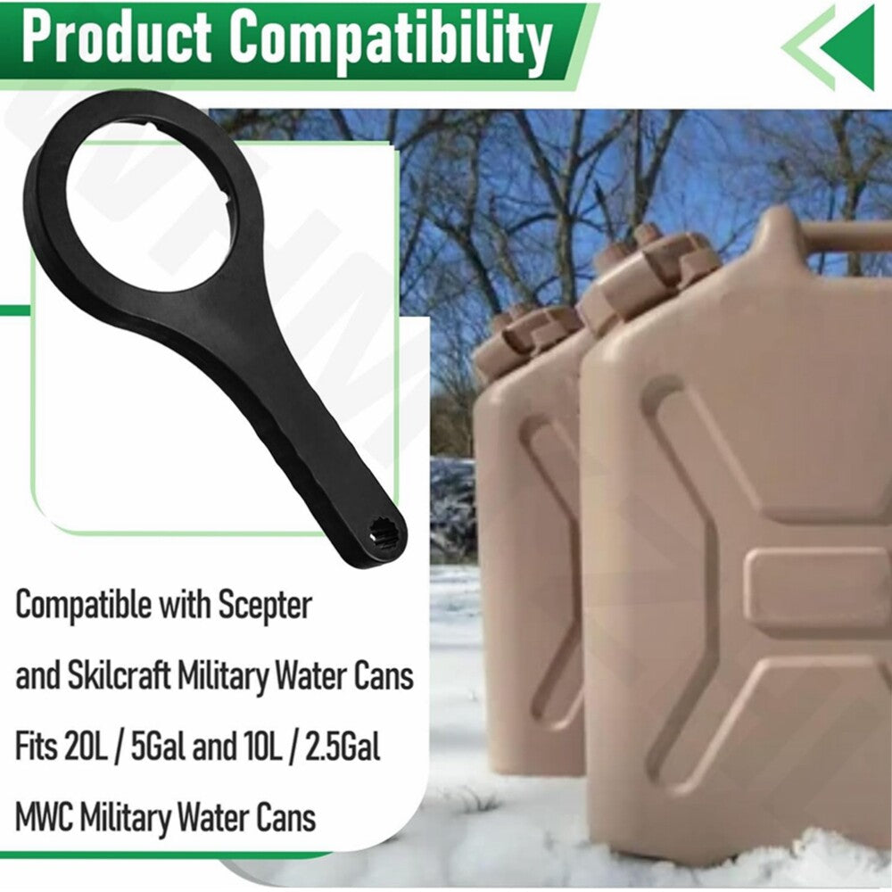 Water Cap Wrench for Military Water Cans 20L 10L 2.5Gal Scepter Skilcraft