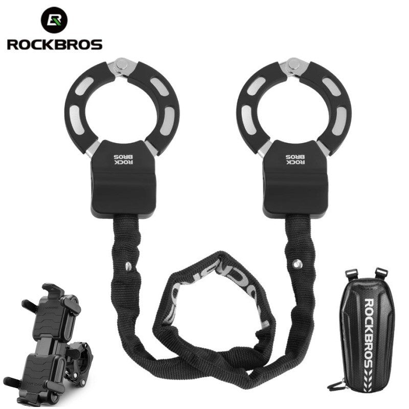 Scooter Lock with Waterproof Chain and Bike Chain Lock & Keys