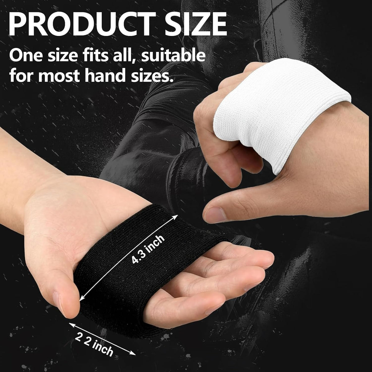 Gel Knuckle Guards for Boxing, Impact-Absorbing Hand Protection, 2 Pairs