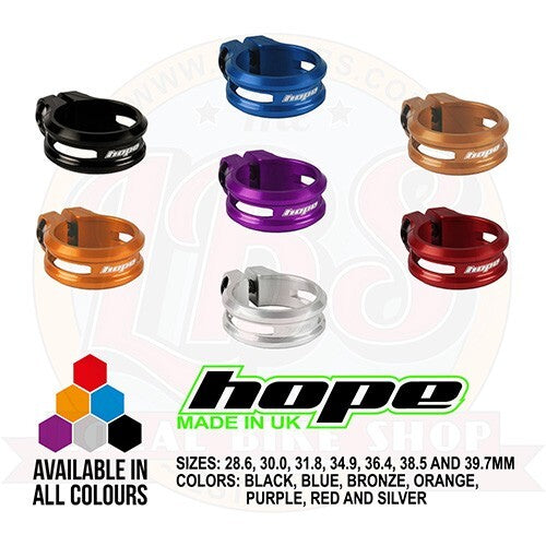 Cycling Seatpost Clamp - All Sizes & Colors, Aluminum Bike Seat Clamp