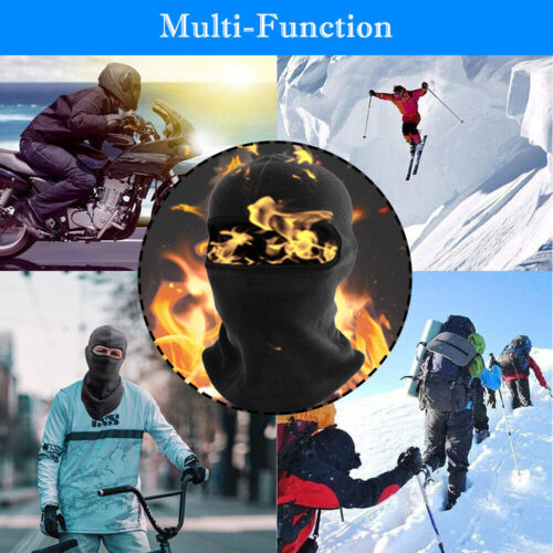 Winter Thermal Motorcycle Face Mask Windproof Full Face Ski Helmet Hood