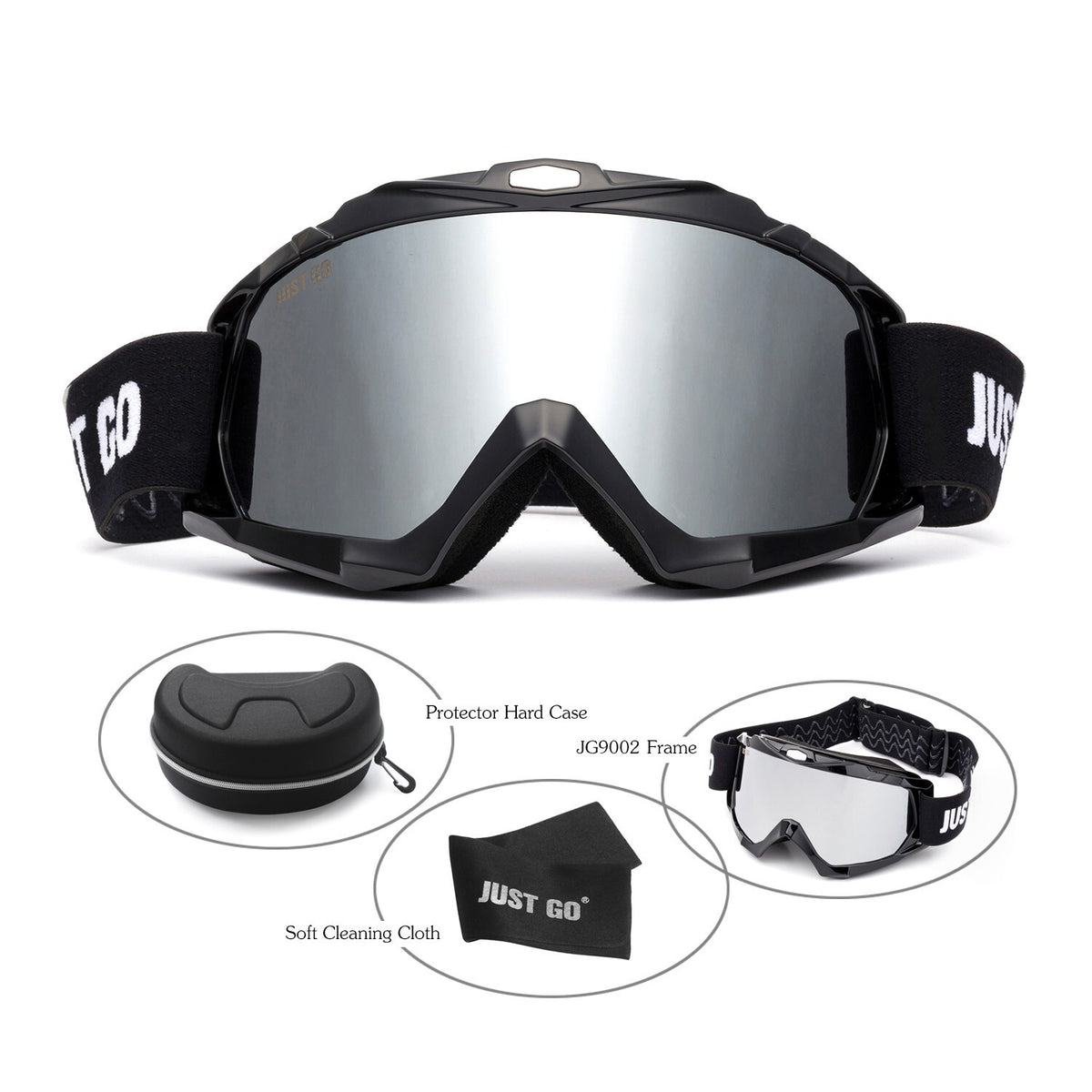 Dual-Layer Anti-Fog Ski Goggles with UV Protection for Snowboarding and Skiing