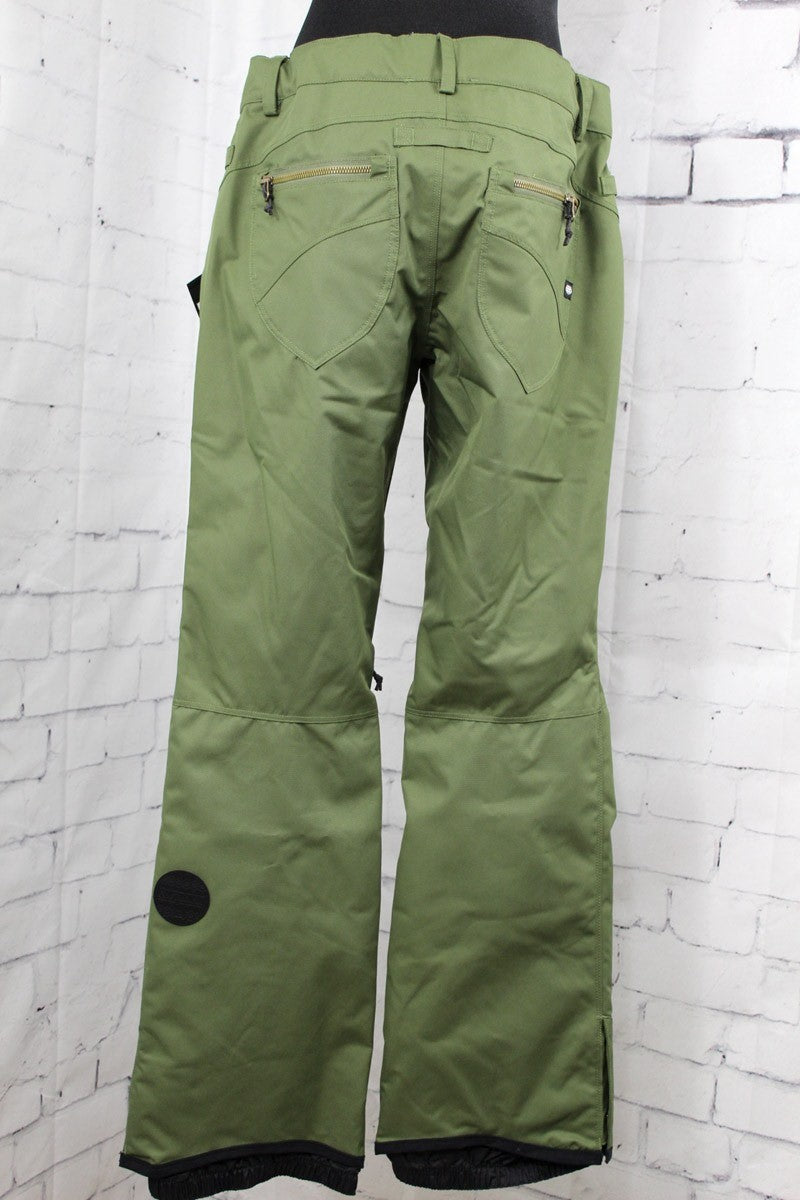 686 Women's Crystal Shell Snowboard Pants - Surplus Green, Small