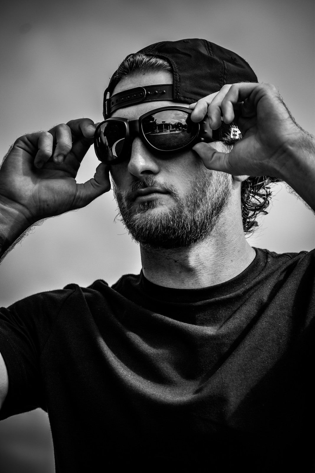 Polarized Goggles with Smoke Lens, Anti-Fog, UV400 Protection, Adjustable Strap