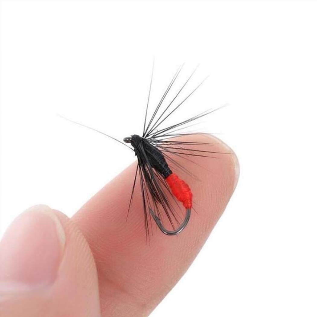 Artificial Fishing Flies Kit - 24 Pcs Trout Bass Perch Saltwater Freshwater Lures