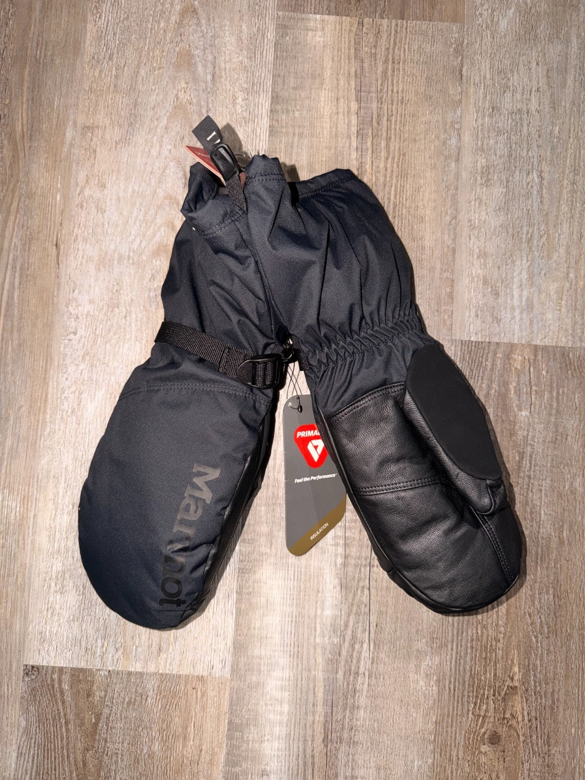 Winter Gloves Unisex Large - Marmot Expedition Primaloft Black Mitts