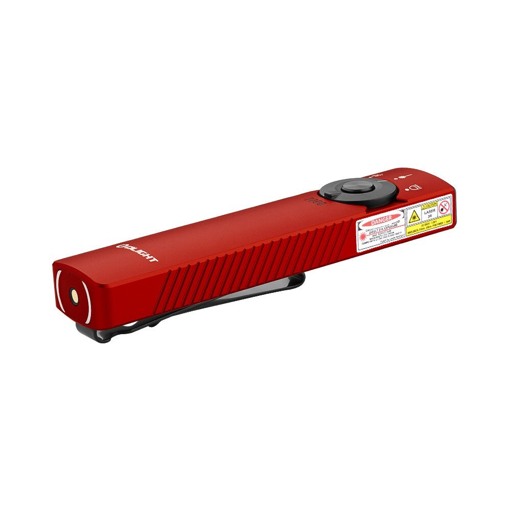 EDC Clip-On Flashlight with Red, Flood, and Spot Modes - 1300 Lumens