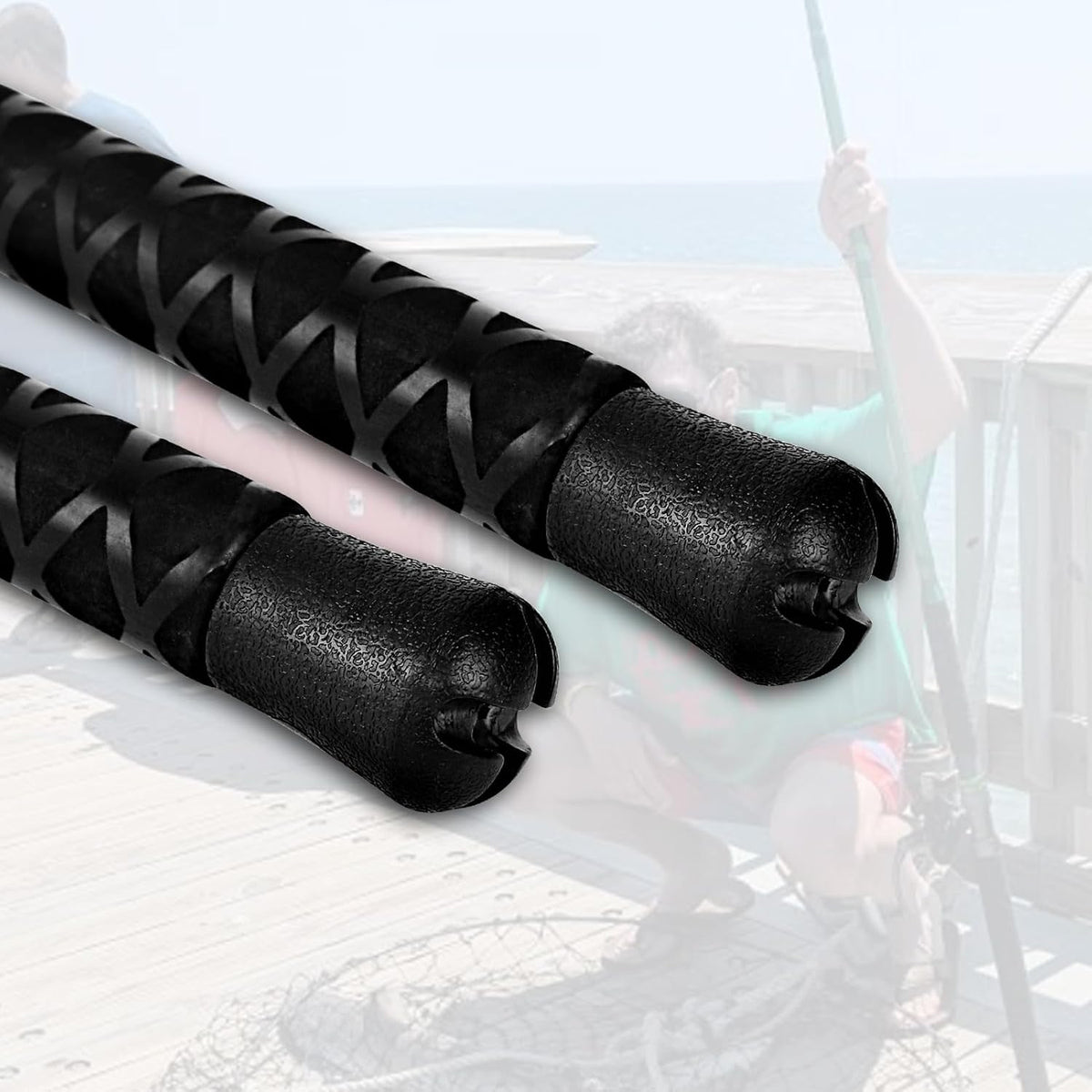 Heavy Duty Catfish Fishing Rod - Portable 1/2/3 Piece Casting Pole